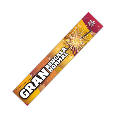 Gran Bengala Normal (10 Unid.) 60seg 30cm